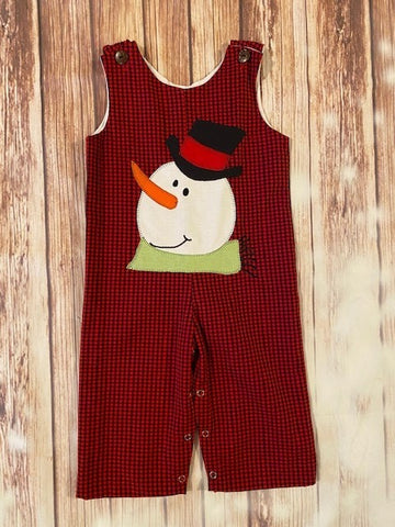LaJenn's Snowman Boy's Christmas Outfit