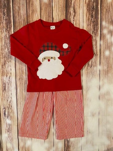 LaJenn's Santa Christmas Boy's Outfit